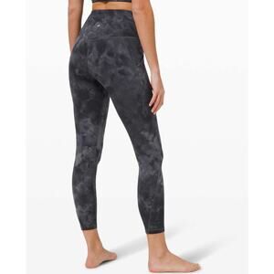 Lululemon Align High-Rise 25" Leggings in Diamond Dye Pitch Grey